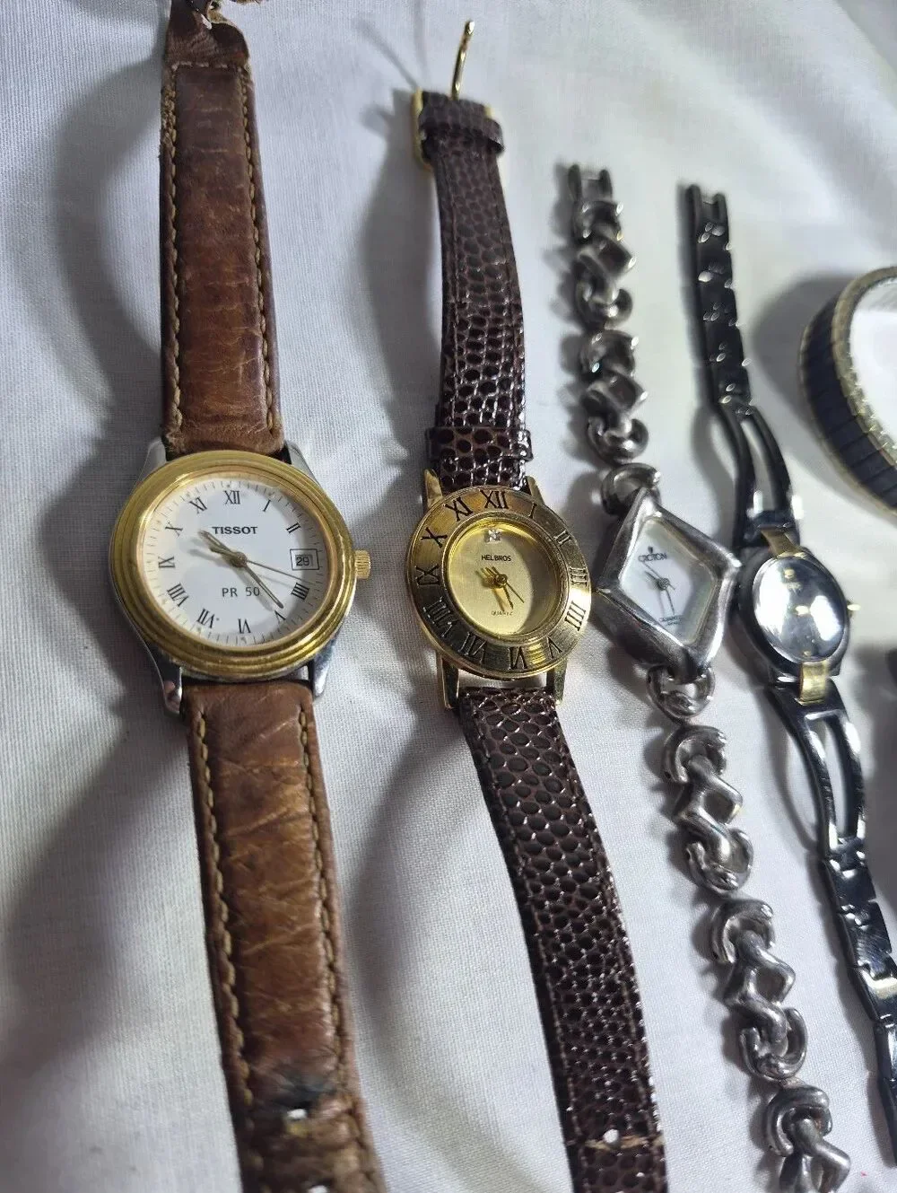 Vintage Watch Lot - 6 pc Mixed Brand Collection (Tissot, Skagen, Seiko, Croton +